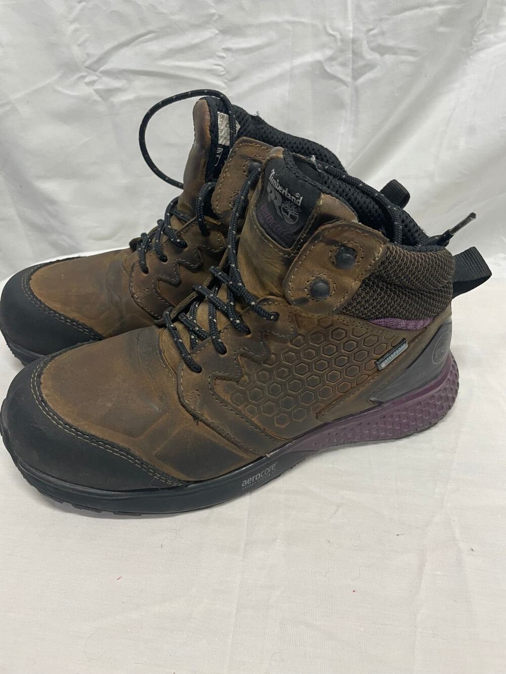 Timberland Women's PRO Reaxion Waterproof Work Boots Composite Toe Size 8